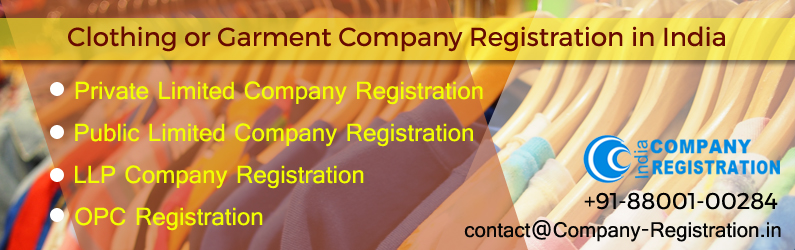 Clothing or Garment Company Registration
